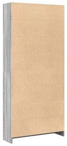 vidaXL Βιβλιοθήκη Γκρι Sonoma 80x24x176 εκ. από Επεξεργ. Ξύλο