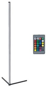 BGD-1092 Μοντέρνο LED Φωτιστικό Δαπέδου Υ140xΜ28εκ. με RGB Φως σε Μαύρο Χρώμα