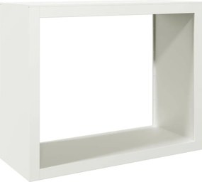 vidaXL Ράφι Καυσόξυλων Λευκό 100x40x80 εκ. Ατσάλινο