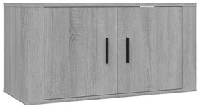 vidaXL Έπιπλα Τηλεόρασης Επιτοίχια Sonoma Δρυς 80x34,5x40 εκ