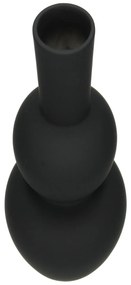 Βάζο Μαύρο Δολομίτης 10.7x10.7x19.7cm - 05152623
