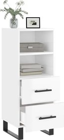 vidaXL Ντουλάπι Γυαλιστερό Λευκό 34,5x34x90 εκ. Επεξεργασμένο Ξύλο