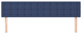 vidaXL Κεφαλάρια Μπλε 180x5x78/88 εκ. Ύφασμα