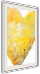 Αφίσα - Amber Heart - 40x60 - Χρυσό - Χωρίς πασπαρτού