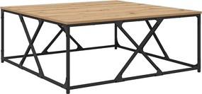 vidaXL Τραπεζάκι σαλονιού Artisan Oak 100 x 100 x 40 cm