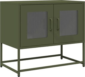ντουλάπι τηλεόρασης vidaXL Ελαιοπράσινο 68x39x60,5 cm