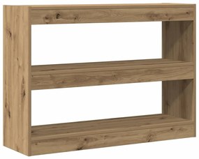 vidaXL Βιβλιοθήκη artisan δρυς 100 x 30 x 72 εκ Επεξεργασμένο ξύλο