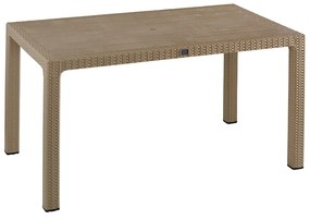 Intrahome Τραπέζι Explore Intrahome με UV protection PP cappucino 150x90x73.5εκ | SKU: INTRAPA-364111141