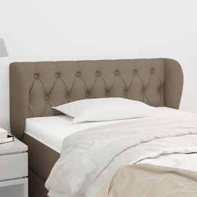 vidaXL Κεφαλάρι με Πτερύγια Taupe 103x23x78/88 εκ. Υφασμάτινο