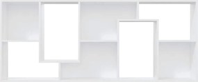 vidaXL Βιβλιοθήκη Λευκή 67 x 24 x 161 εκ. από Επεξ. Ξύλο