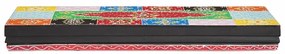 vidaXL Ράφια τοίχου 2 pcs Πολύχρωμο 60 x 20 x 6 cm Μασίφ ξύλο μάνγκο