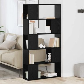 vidaXL Κέντρο ψυχαγωγίας Μαύρο 80 x 24 x 155 εκ Επεξεργασμένο ξύλο