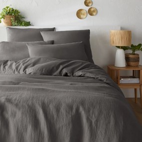 Μαξιλαροθήκη από προπλυμένο λινό και βαμβάκι, Annaba