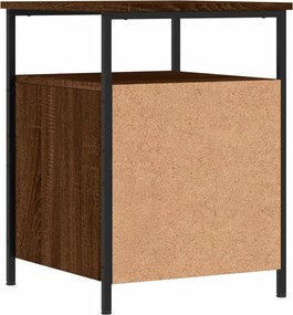 vidaXL Κομοδίνο Καφέ Δρυς 44 x 45 x 60 εκ. από Επεξεργασμένο Ξύλο