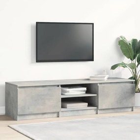 vidaXL Έπιπλο Τηλεόρασης Γκρι Σκυροδέματος 140x40x35,5 εκ. Επεξ. Ξύλο