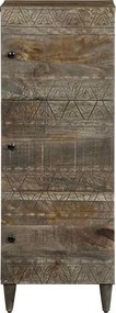 vidaXL Ντουλάπι 40 x 33 x 110 εκ. από Μασίφ Ξύλο Μάνγκο