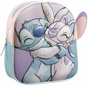 Σχολική Τσάντα Stitch Μπλε