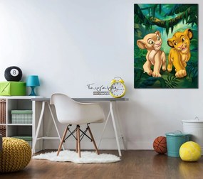 Παιδικός πίνακας σε καμβά The Lion King KNV0214 65cm x 95cm