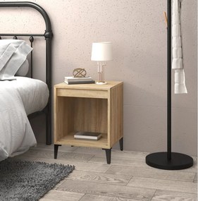 vidaXL Κομοδίνο Sonoma Δρυς 40x35x50 εκ.