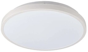 Φωτιστικό Οροφής - Πλαφονιέρα Agnes Round 8207 Led 22W 3000K Φ33,5cm White Nowodvorski Metal, Plastic