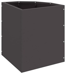 vidaXL Γωνιακό Ροδόδεντρο Μαύρο 30 x 30 x 35 εκ Ατσάλι