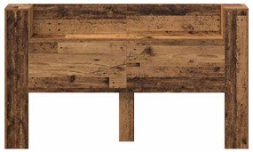 vidaXL Κεφαλάρι Παλιό ξύλο 180 x 17 x 104,5 εκ Επεξεργασμένο ξύλο