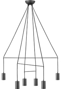 Φωτιστικό Οροφής Imbria VI 9677 Black Nowodvorski Μέταλλο