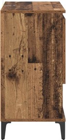 vidaXL Πλαϊνό γραφείο Παλιό ξύλο 60 x 35 x 70 cm Επεξεργασμένο ξύλο