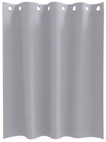vidaXL Κουρτίνες 2 pcs Μεταλλικό Γκρι 140 x 140 cm Πολυεστέρας