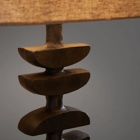 Επιτραπέζιο φωτιστικό από σίδηρο και λινό, Odyha