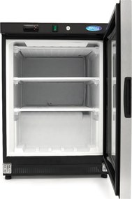 Freezer - 200L - Black - with Glass Door