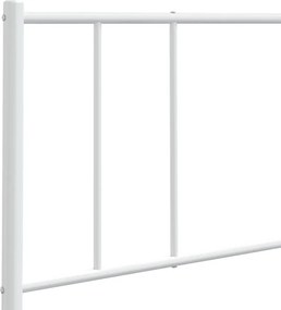 vidaXL Ανταλλακτικό κεφαλάρι Λευκό 180 εκ. Μεταλλικό