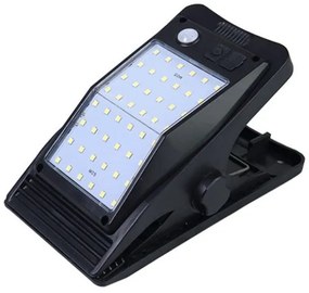 Ηλιακό Φωτιστικό Τοίχου/Μανταλάκι LED 4W Μαύρο 6805 Spotlight-6805-Μαύρο 6805