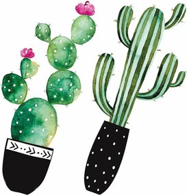 Αυτοκόλλητα Τοίχου Ango Watercolour Cactus 54114