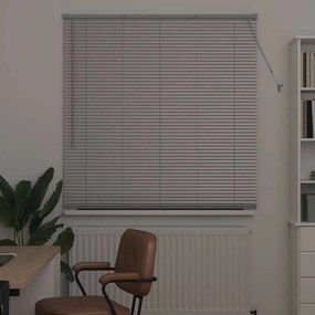 vidaXL Βενετσιάνικες Ρόδες Ασημί 175 x 135 εκ Αλουμίνιο