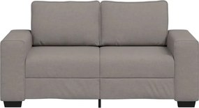 vidaXL Διθέσιος Καναπές Μπεζ 160x77x82 εκ. Ύφασμα