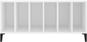 vidaXL Έπιπλο Δίσκων Λευκό 100 x 38 x 48 εκ. από Επεξεργασμένο Ξύλο