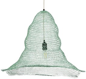 01894 GloboStar® GLOBOSTAR® KENTUCKY 01894 Vintage Κρεμαστό Φωτιστικό Οροφής με Ντουί 1 x E27 AC 220-240V IP20 - Τιρκουάζ - Μ60 x Π60 x Υ52cm