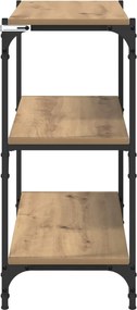 vidaXL Βιβλιοθήκη Artisan Oak 80 x 33 x 70,5 εκ.