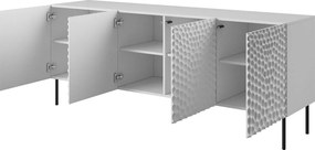 Μπουφές Holes 4CB-Leuko-Mauro - 190.00Χ41.00Χ75.00cm