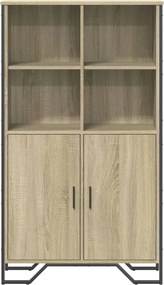 vidaXL Ντουλάπι Sonoma Δρυς 79,5x35,5x137,5 εκ. Επεξεργασμένο Ξύλο
