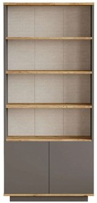 Βιβλιοθήκη 956LCS1438 75x26,8x168,3cm Pine-Anthracite