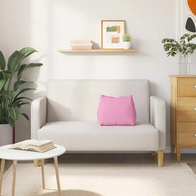 vidaXL Μαξιλάρι Πλάτης Ροζ 45 x 20 x 35 εκ. ύφασμα