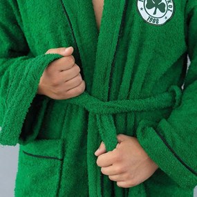 Μπουρνούζι 1908 Adults Κουκούλα Green Palamaiki