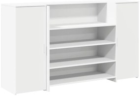 vidaXL Γραφείο υποδοχής  Λευκό 180x50x103,5 cm Κατασκευασμένο ξύλο