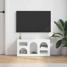 vidaXL Ντουλάπι TV ELST 80 x 35 x 40 εκ Λευκό Επεξεργασμένο ξύλο