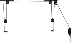 vidaXL Ανυψωτήρες Ποδηλάτων με Βάση στην Οροφή 2 Τεμ. 20 κ.