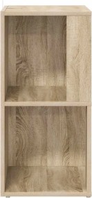 vidaXL Ντουλάπι Γωνιακό Sonoma Δρυς 33 x 33 x 67 εκ. από Επεξ. Ξύλο
