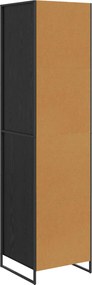 vidaXL Ντουλάπα Μαύρη Οξυά 50 x 50 x 200 cm
