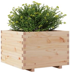 vidaXL Ζαρντινιέρα Κήπου 70x70x49,5 εκ από Μασίφ Ξύλο Πεύκου